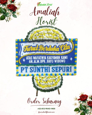 Papan Bunga Duka di Pemalang