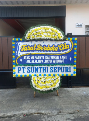 Papan Bunga Duka di Pemalang