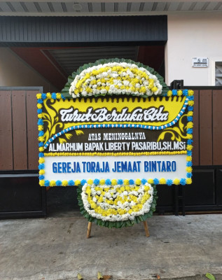 Papan Bunga Duka di Pemalang