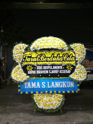 Papan Bunga Duka di Pemalang
